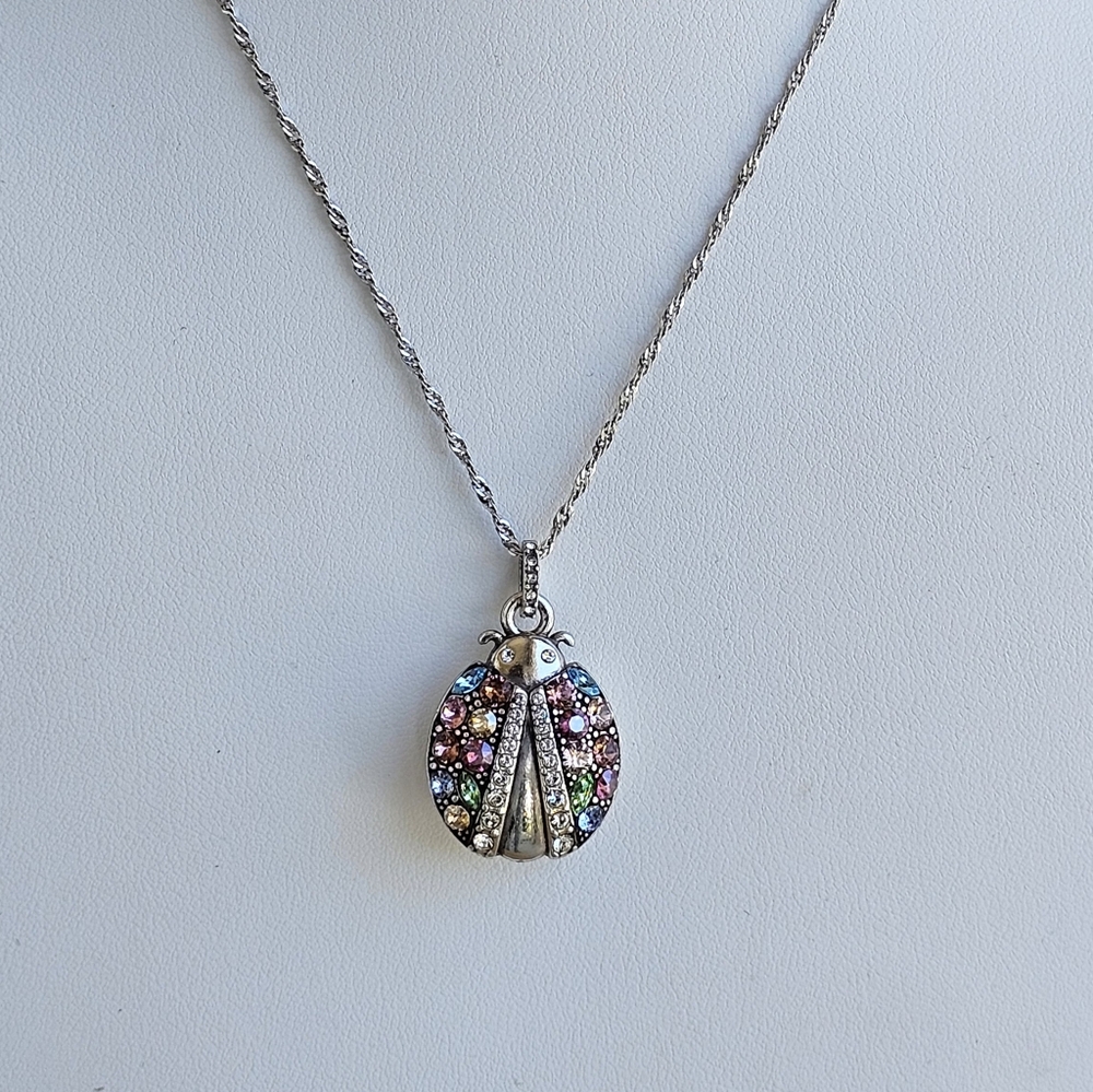 Retired Brighton Collectibles Jewelry Trust Your Journey Ladybug Necklace